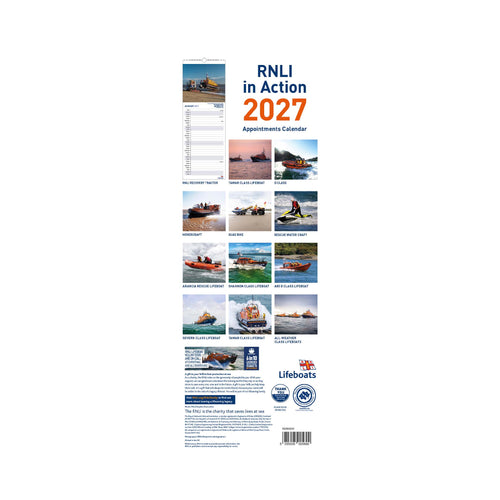 2027 RNLI IN ACTION CALENDAR