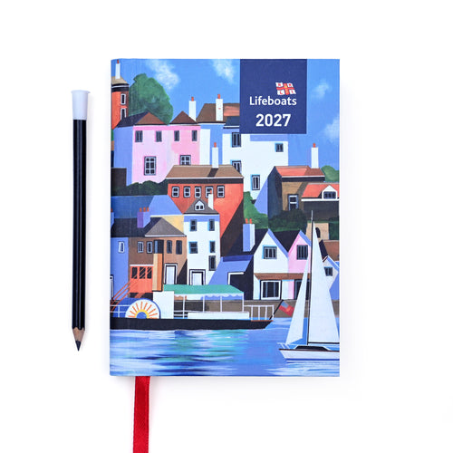 2027 RNLI Pocket Diary with Pencil, Harbourside