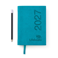2027 RNLI Pocket Diary with Pencil, Kingfisher
