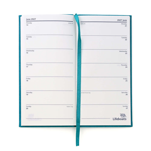 2027 SLIM DIARY KINGFISHER