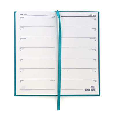 2027 SLIM DIARY KINGFISHER