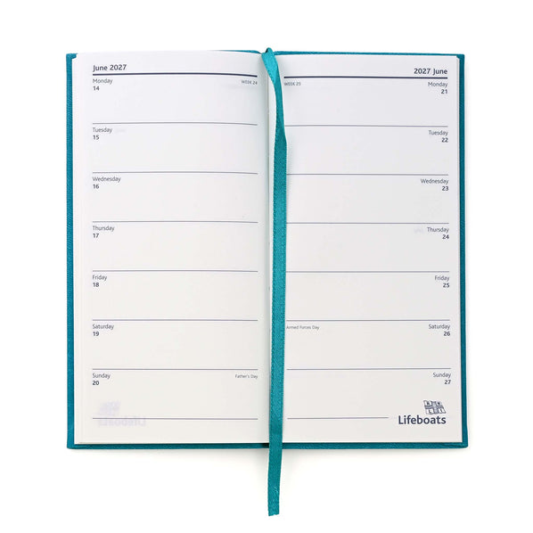 2027 SLIM DIARY KINGFISHER