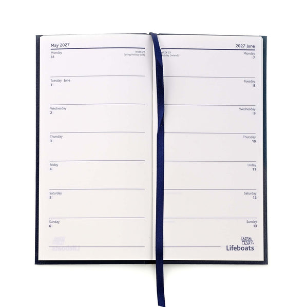 2027 SLIM DIARY NAVY