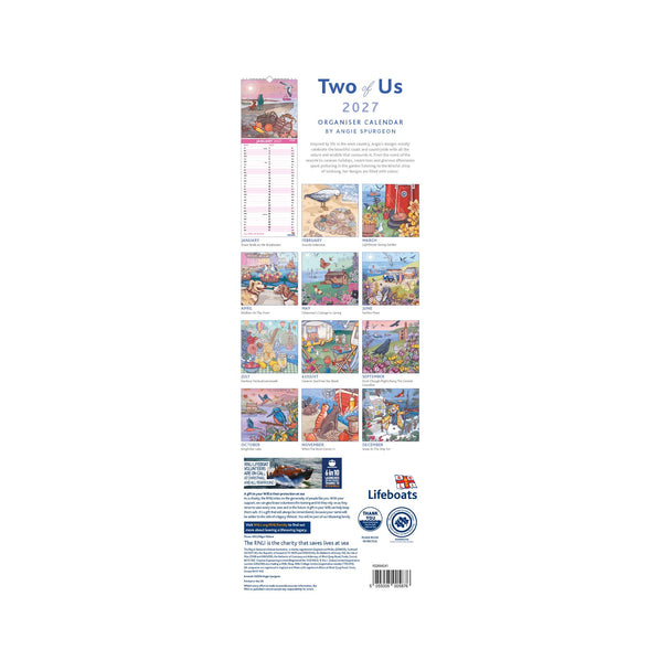 2027 TWO OF US CALENDAR