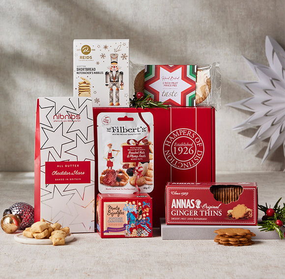  Collection of various food products and packaging on a neutral background 