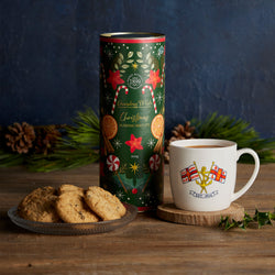 Christmas Pudding Biscuits Tube