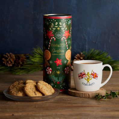 Christmas Pudding Biscuits Tube