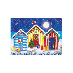 BEACH HUTS CHRISTMAS CARDS 2026