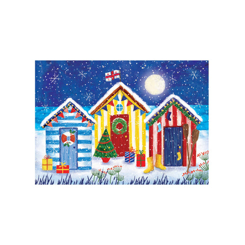 BEACH HUTS CHRISTMAS CARDS 2026