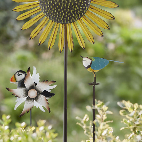 Blue Tit Garden Stake
