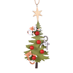 Cats in the Tree Hanging Decoration