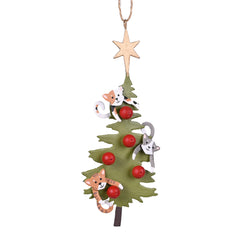 Cats in the Tree Hanging Decoration