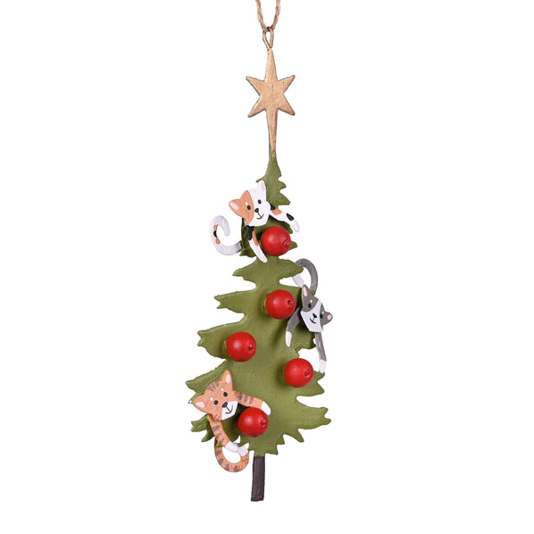 Cats in the Tree Hanging Decoration