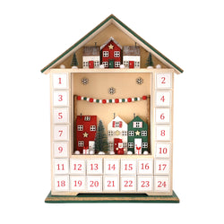 Christmas Houses Wooden Advent Calendar