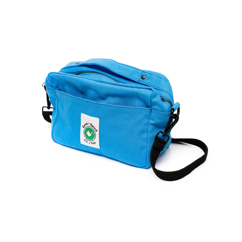 CORA + SPINK FONTHILL CANVAS BAG BLUE