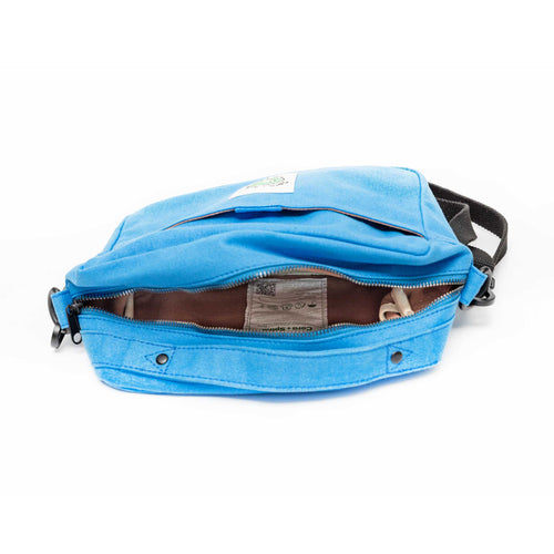 CORA + SPINK FONTHILL CANVAS BAG BLUE