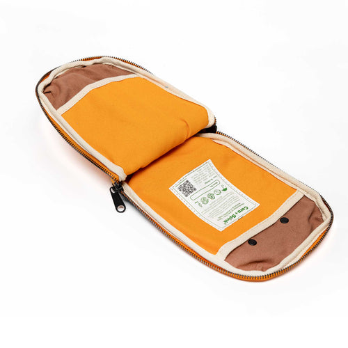 CORA + SPINK FRANKIE CANVAS BAG ORANGE