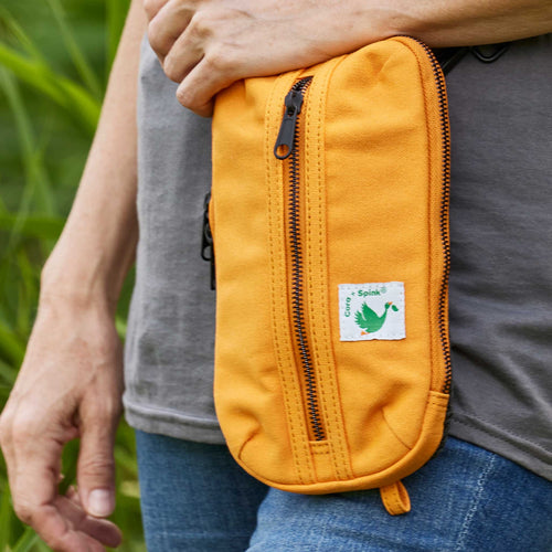 CORA + SPINK FRANKIE CANVAS BAG ORANGE