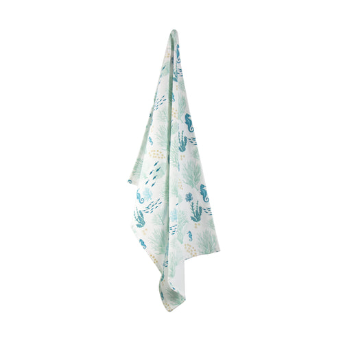 Coral Tea Towel
