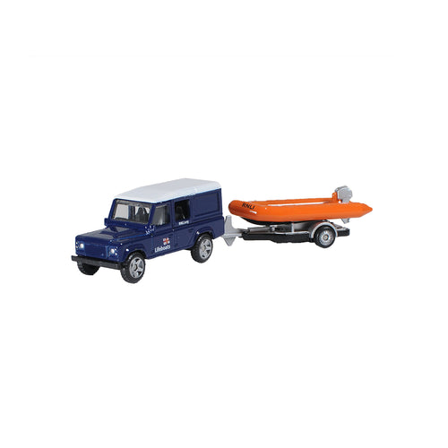 Corgi RNLI Land Rover Defender and D Class Lifeboat 1:90