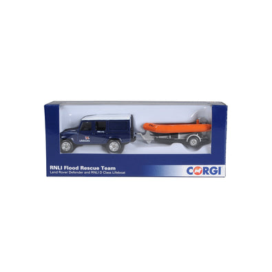 Corgi RNLI Land Rover Defender and D Class Lifeboat 1:90