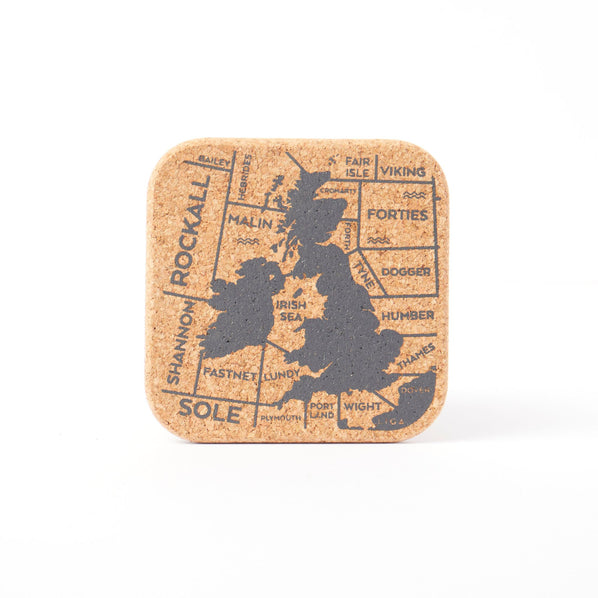 Cork Shipping Forecast Coasters, Set Of 4