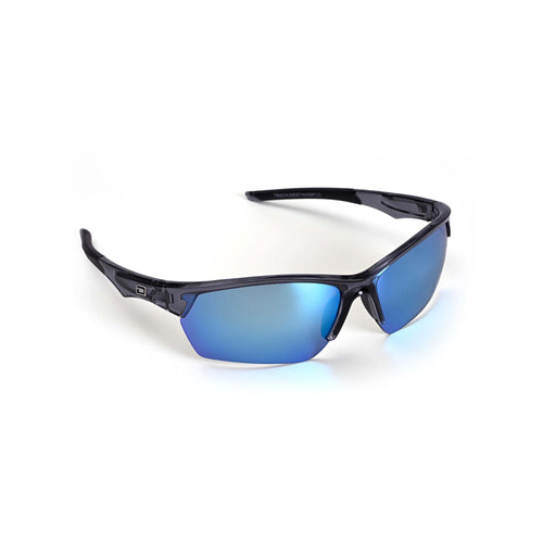 Dirty Dog Track Polarised Sunglasses, Black/Blue