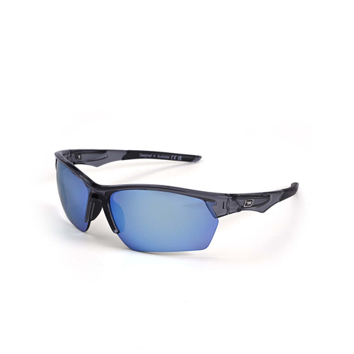 Dirty Dog Track Polarised Sunglasses, Black/Blue
