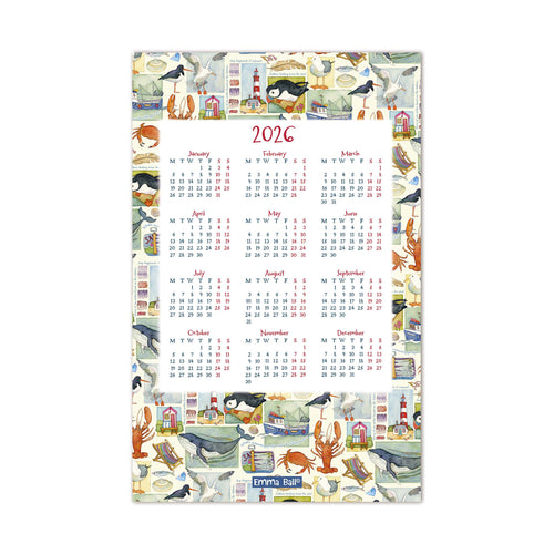 EMMA BALL 2026 CALENDAR TEA TOWEL