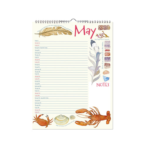 EMMA BALL 2026 COASTAL CALENDAR