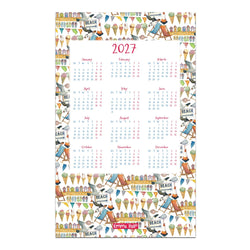 EMMA BALL 2027 CALENDAR TEA TOWEL