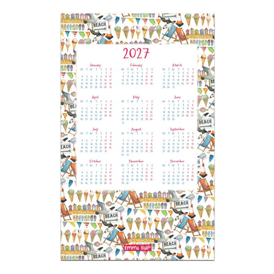 EMMA BALL 2027 CALENDAR TEA TOWEL