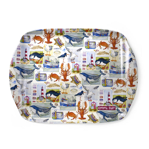 Emma Ball Coastal Pieces Medium Tray