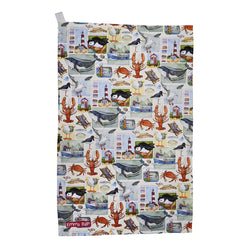 Emma Ball Coastal Pieces Tea Towel