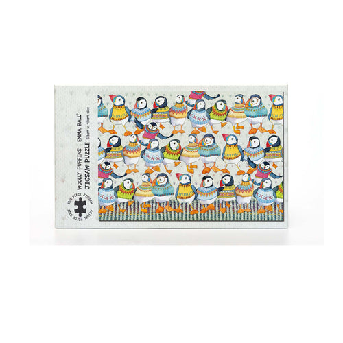 Emma Ball Woolly Puffins Jigsaw Puzzle