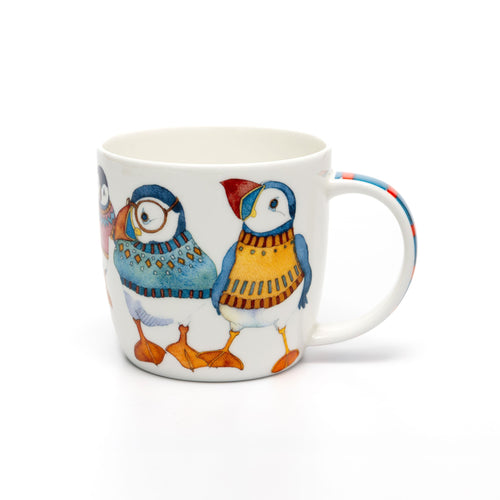 Emma Ball Woolly Puffins Mug