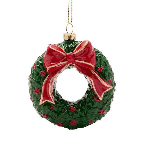 Festive Wreath Hanging Christmas Tree Decoration
