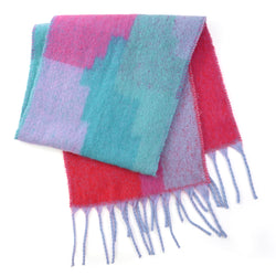 Fluffy Scarf with Tassels