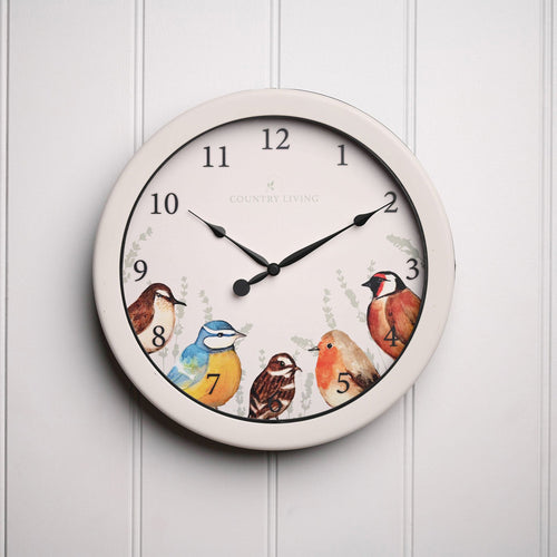 Garden Bird Wall Clock