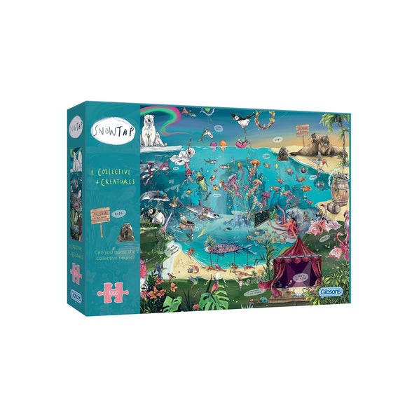 Gibsons A Collective of Creatures Jigsaw Puzzle, 1000 Pieces
