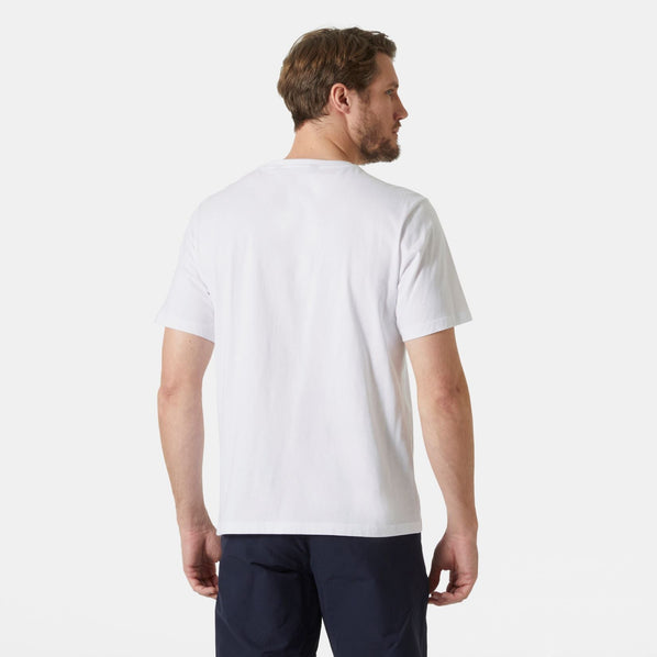 Helly Hansen Men's Logo Short Sleeve T-shirt - White
