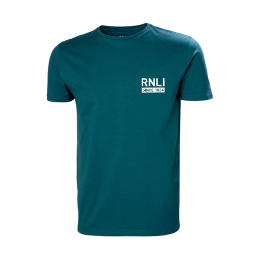 Helly Hansen RNLI Men's Shoreline T-shirt, Teal