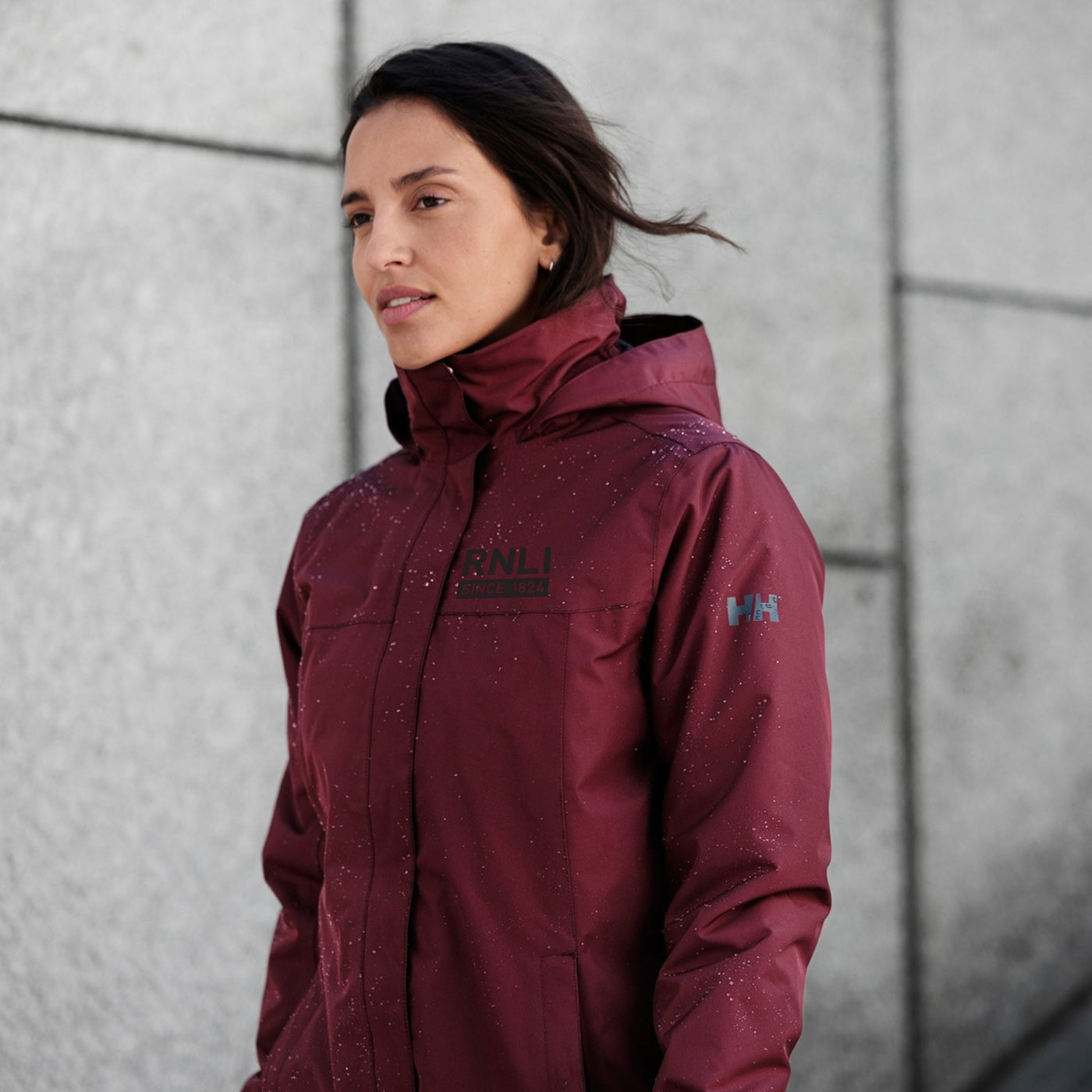 Helly hansen aden outlet long women's waterproof jacket