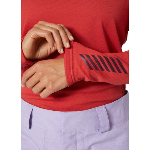 Helly Hansen RNLI Women's Lifa Active Long Sleeve T-shirt, Red