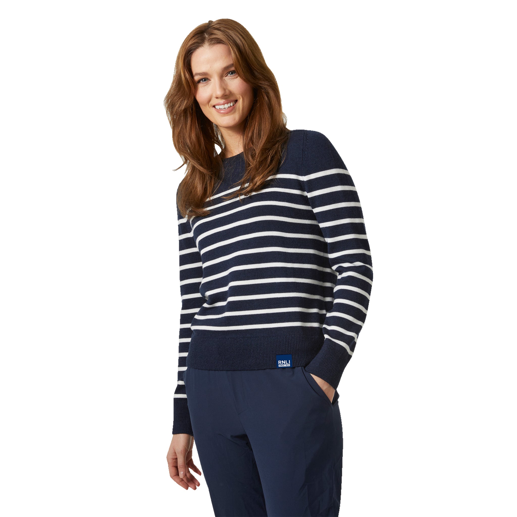 Helly Hansen RNLI Women s Molene Wool Sweater Navy RNLI Shop