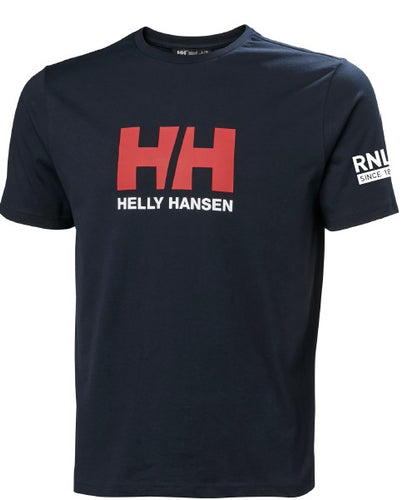 HH RNLI MENS LOGO T-SHIRT NAVY