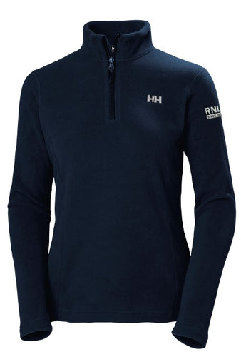 HH RNLI WOMENS DAYBREAKER HALF ZIP FLEECE NAVY