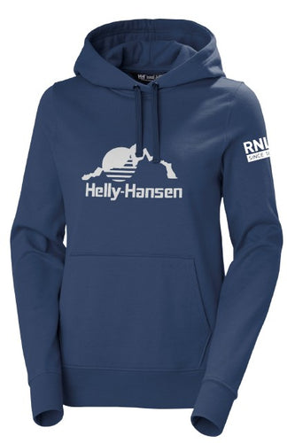 HH RNLI WOMENS NORD GRAPHIC HOODIE OCEAN
