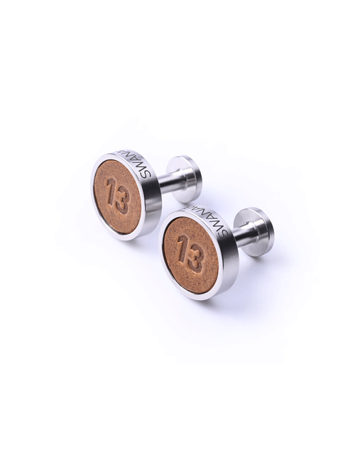 LAM Leather & Metal Cufflinks Swanage