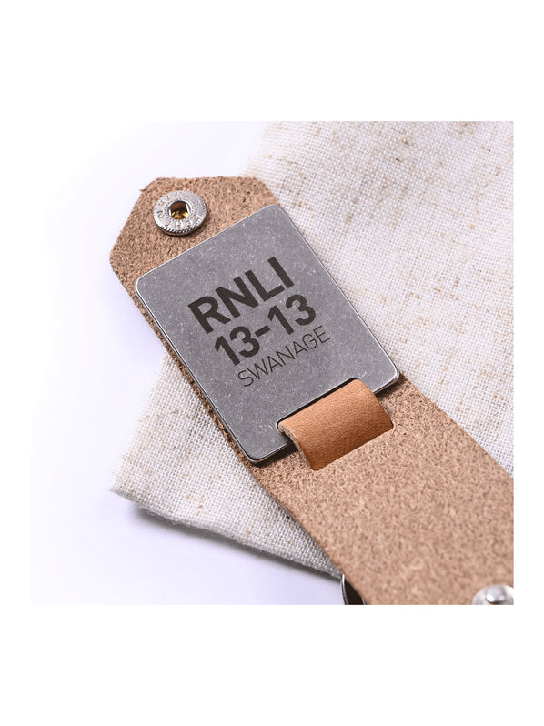 Launch a Memory Leather Photo Keyring, Swanage